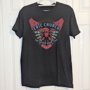 Eric Church Men's Black Graphic T-Shirt Size Medium